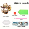 Diamond Painting Single-Side Cowboy Gnome Desktop Diamond Art Kit for Home Decor