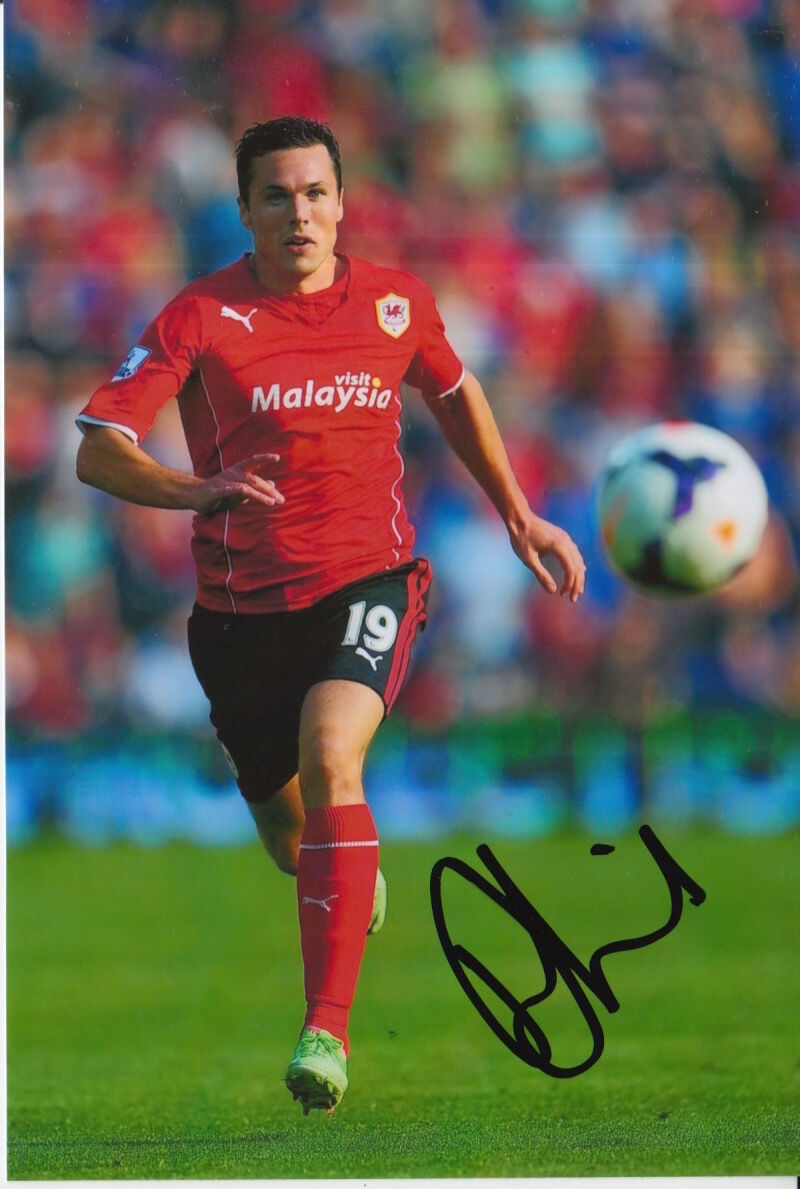 CARDIFF CITY HAND SIGNED DON COWIE 6X4 Photo Poster painting 5.