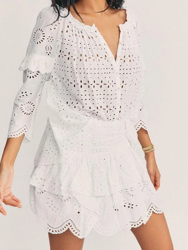 Embroidery skirt