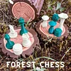 Roll-Up Forest Chess Set - Log