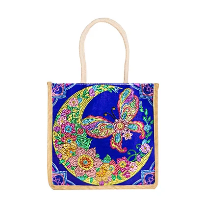 DIY Owl Diamond Painting Shopping Tote Bags Mosaic Kit Art Drawing (BB023)