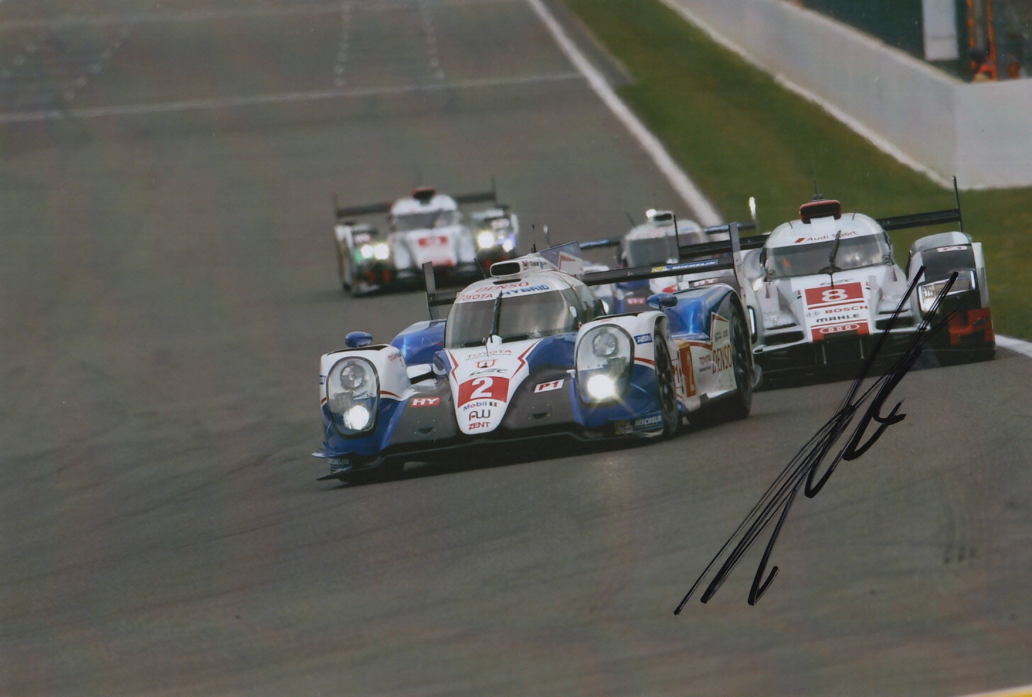 Alexander Wurz Toyota Hand Signed 7x5 Photo Poster painting 2015 Le Mans 4.