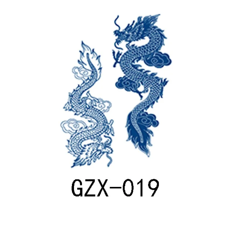 Herbal Semi-Permanent Tattoo Sticker Net Red Tattoo Sticker Waterproof Sweat Lasting Herbal Tattoo Sticker