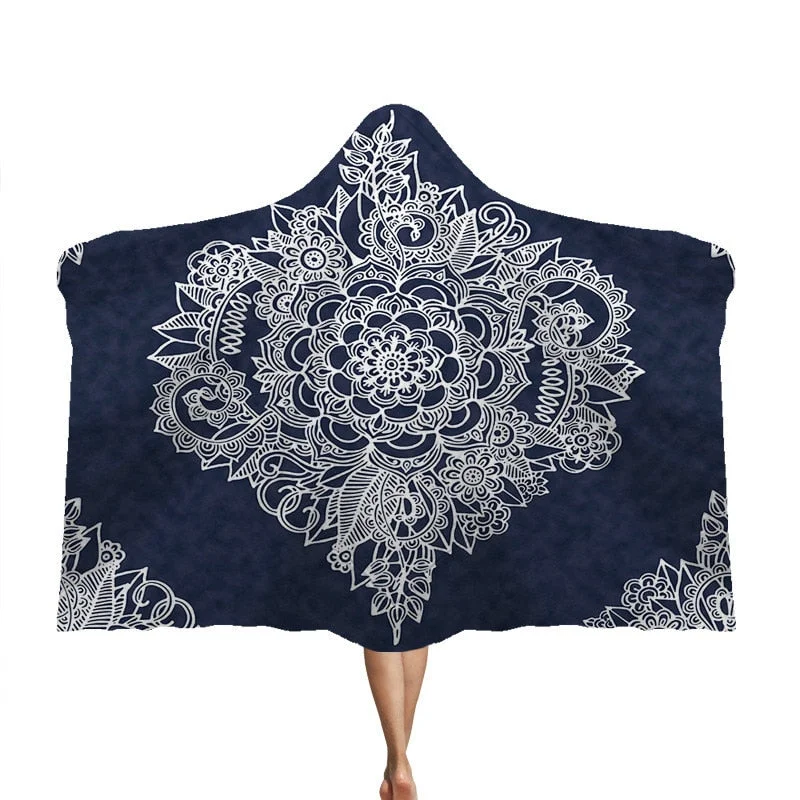 3D Printed Hooded Blanket Anime Soft Fluffy Blankets For Adults Sherpa Fleece Winter Throw Blanket Hoodie Blanket Travel Mantle