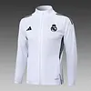 2025/2026 Real Madrid White Long Zipped Jacket Football Shirt 1:1 Thai Quality