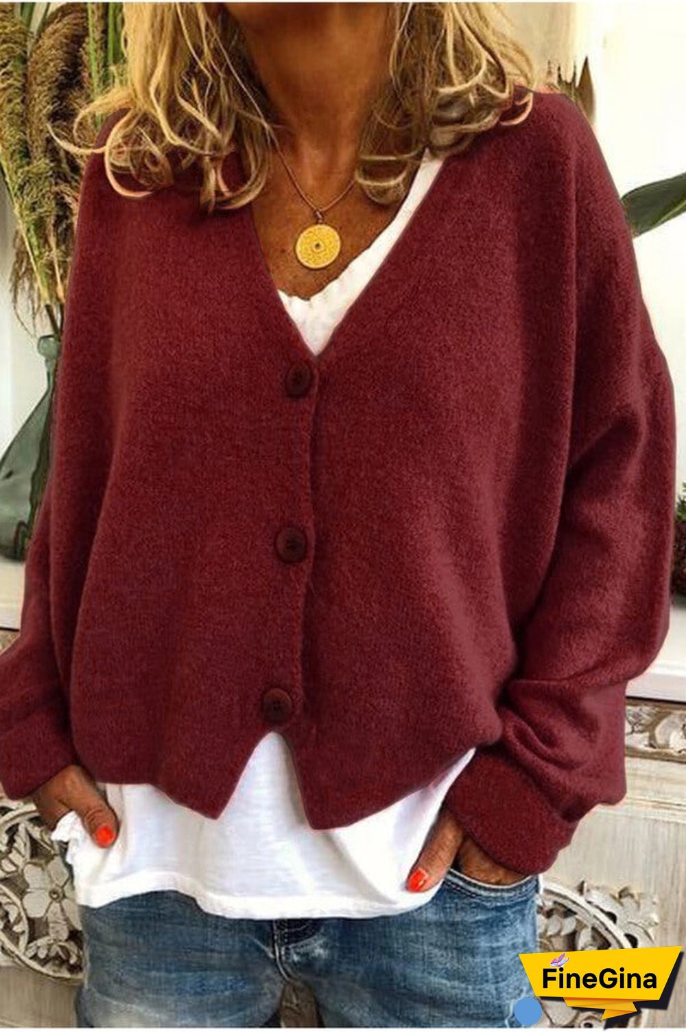 Casual Loose Knitted Cardigan