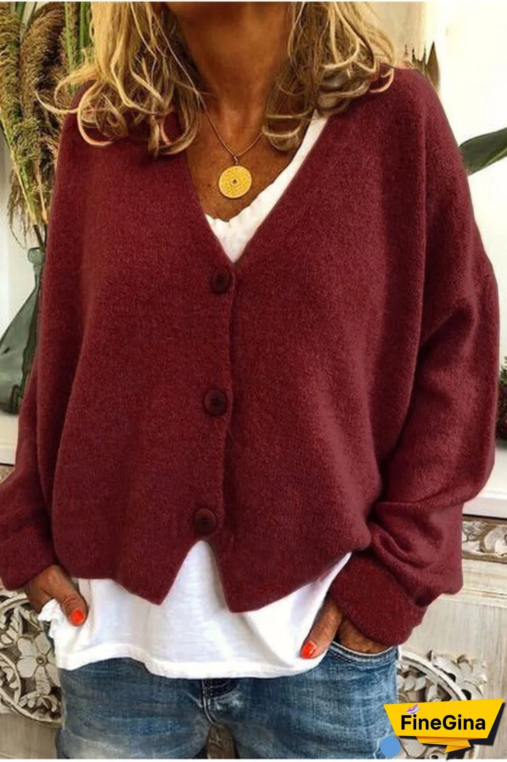 Casual Loose Knitted Cardigan