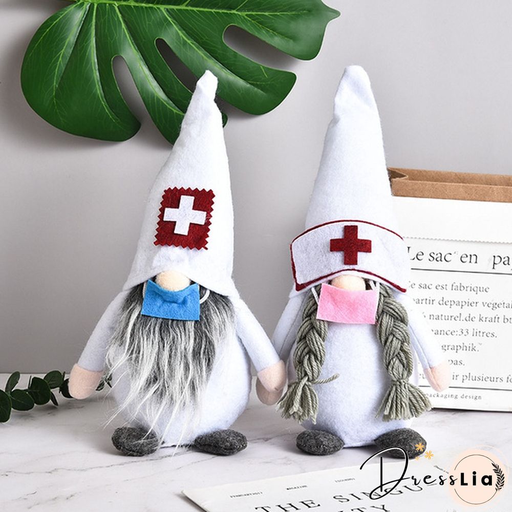 58Styles Elf Doll Ornament Gnomes Dwarf Wedding Decor Rudolph Faceless Plush Doll Swedish Tomte Dwarf