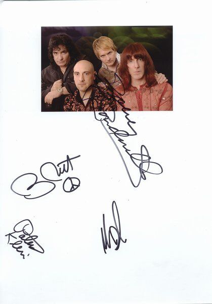 The Lizards autograph 8x12