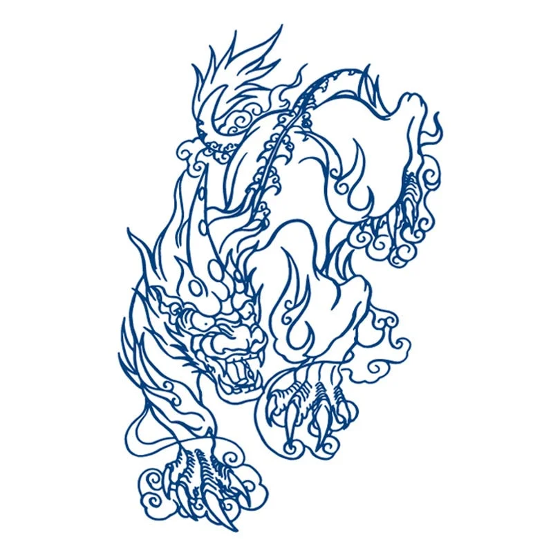 Juice Ink Tattoos Body Art Lasting Waterproof Temporary Tattoo Sticker Scorpion Snake Tatoo Arm Fake Sun Tatto Women Men