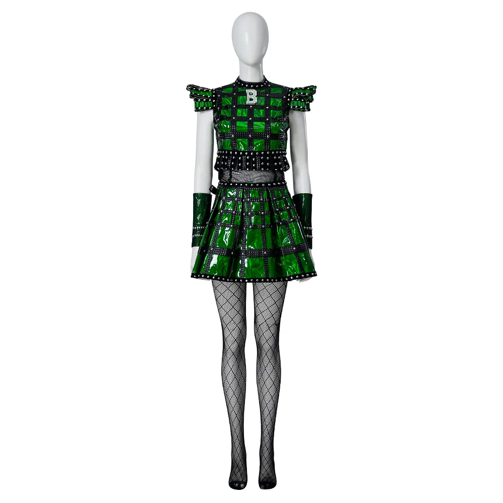 Six The Musical Anna Bolina Green Dress Cosplay Costume