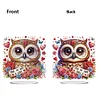 DIY Love Owl Acrylic Special Shape Diamond Painting Desktop Ornaments