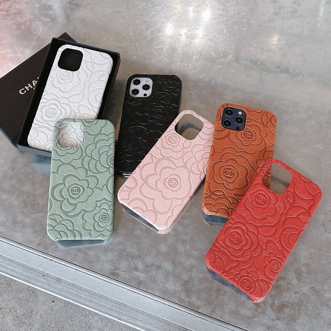 3D Embossed Leather Fashion Apple iPhone Case--[GUCCLV]