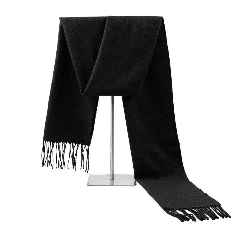 New Autumn And Winter Imitation Cashmere Student Men’s Business Casual Brushed Thick British Plaid Scarf Long Men’s Scarf