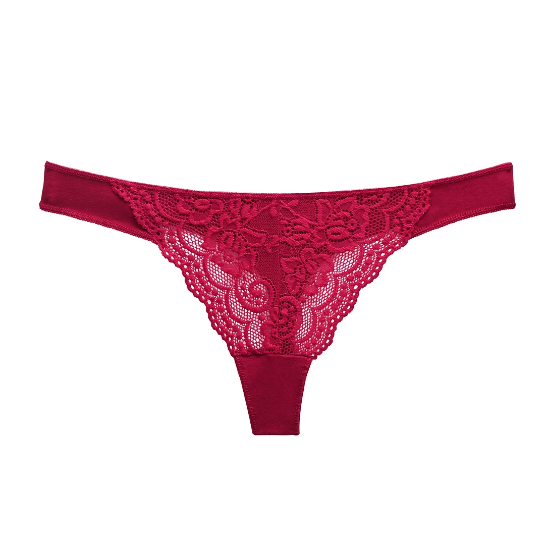 Sexy Woman Thong Panties Lace Underwear Soft Female Lingerie Sexy G-String Comfortable Intimates Underpants Low Waist Panties