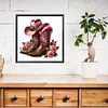 Diamond Painting-DIY Full Round Drill Cowboy Boots(40*40CM)