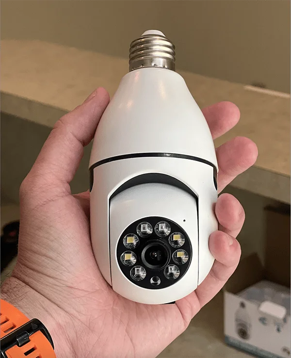 The Original BulbCam360&trade;️ - Wireless Smart Security Cam