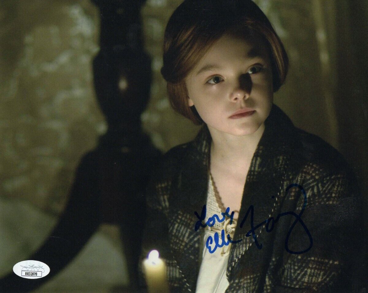 Elle Fanning Signed Autographed 8X10 Photo Poster painting Benjamin Button JSA RR32878