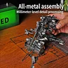 DIY All-Metal Glue-Free Assembly Model 3D Puzzle 1:35 88mm Anti-Aircraft and Anti-Tank Gun