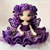 Rose Flower Fairy Crochet Kit for Beginners - Amigurumi DIY Doll Set with Step-by-Step Tutorial