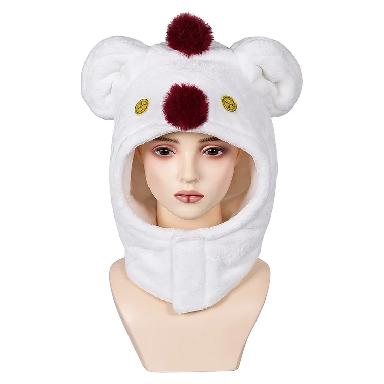 Final Fantasy Yufi Kisaragi White Hat Cosplay Accessories Halloween Carnival Props