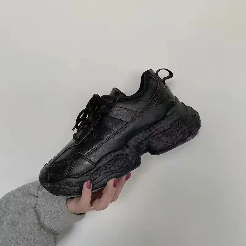 Ins wind reflective old shoes women 2021 spring sports casual shoes flat breathable comfortable women's shoes