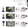 1080P AHD Car Rear View Camera CVBS Night Vision Vehicle Backup Reversing Camera