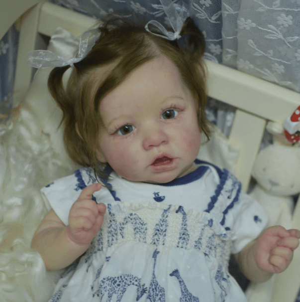 Mini Reborns 12 inch Silicone Sweet Reborn Baby Girl Doll Blair 2023 -Creativegiftss® - [product_tag] Creativegiftss.com