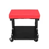 Ynredee Rolling Creeper Seat,Mechanic Stool,Garage Shop Stool on Wheels with Padded Seat & Tool Tray Storage,330 LBS Capacity, Heavy Duty Mechanic Chair Car Detailing Creeper for Workshop,Home