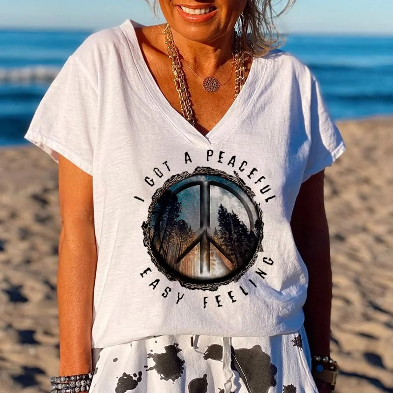 I Got A Peaceful Easy Feeling Landscape Graphic Tees