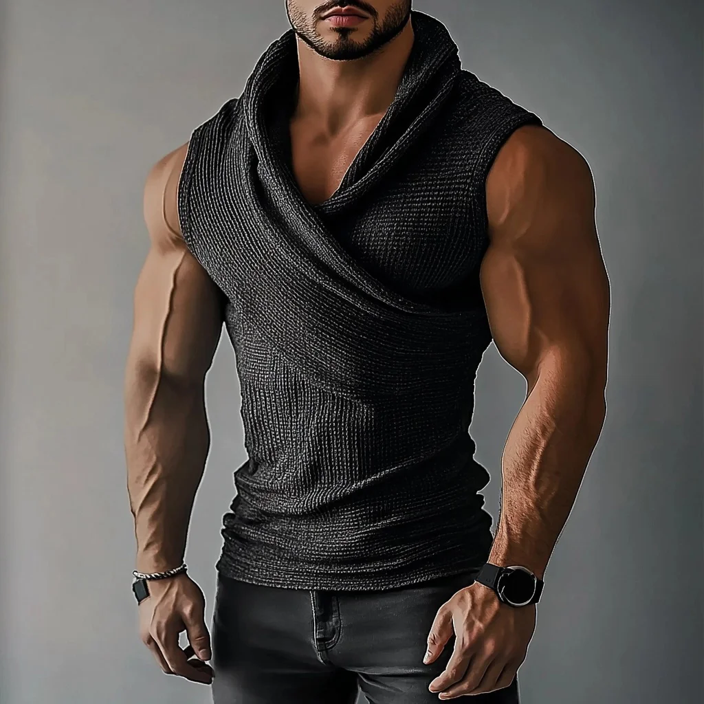 Men's Slim V-neck Casual Sleeveless Tank-inspireuse