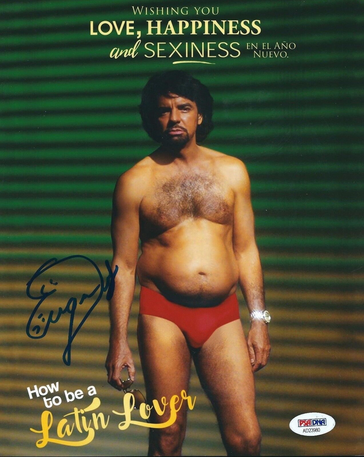 Eugenio Derbez Signed 'How To Be A Latin Lover' 8x10 Photo Poster painting PSA AD23980