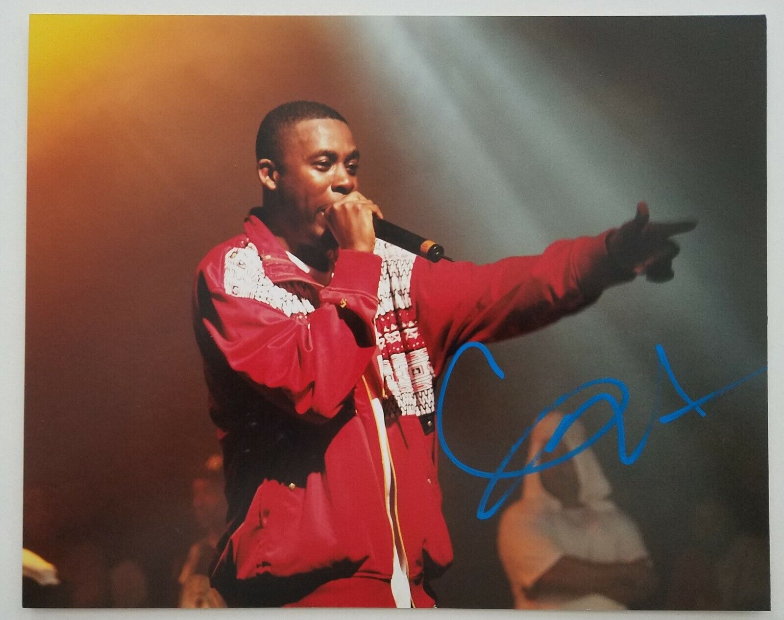 GZA Signed 8x10 Photo Poster painting The Genius Wu-Tang Rap Rapper Hip Hop LEGEND RAD