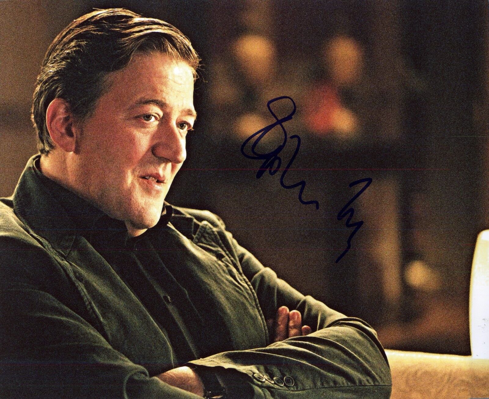 STEPHEN FRY Authentic Hand-Signed V for Vendetta