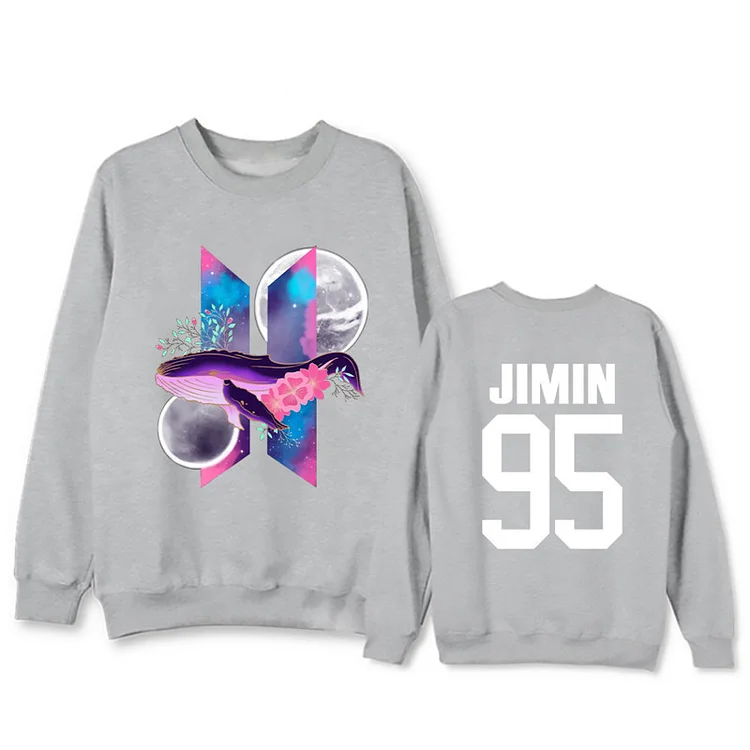 BTS Member Creative ARMY Neck Round Hoodie