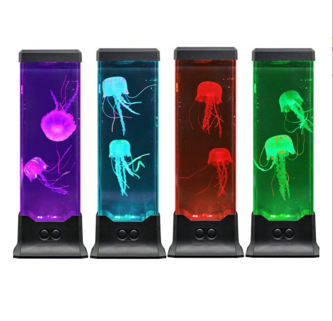 Electric Jellyfish Light Night Light Desk Decor Lamp for Giving Holiday Birthday、、sdecorshop
