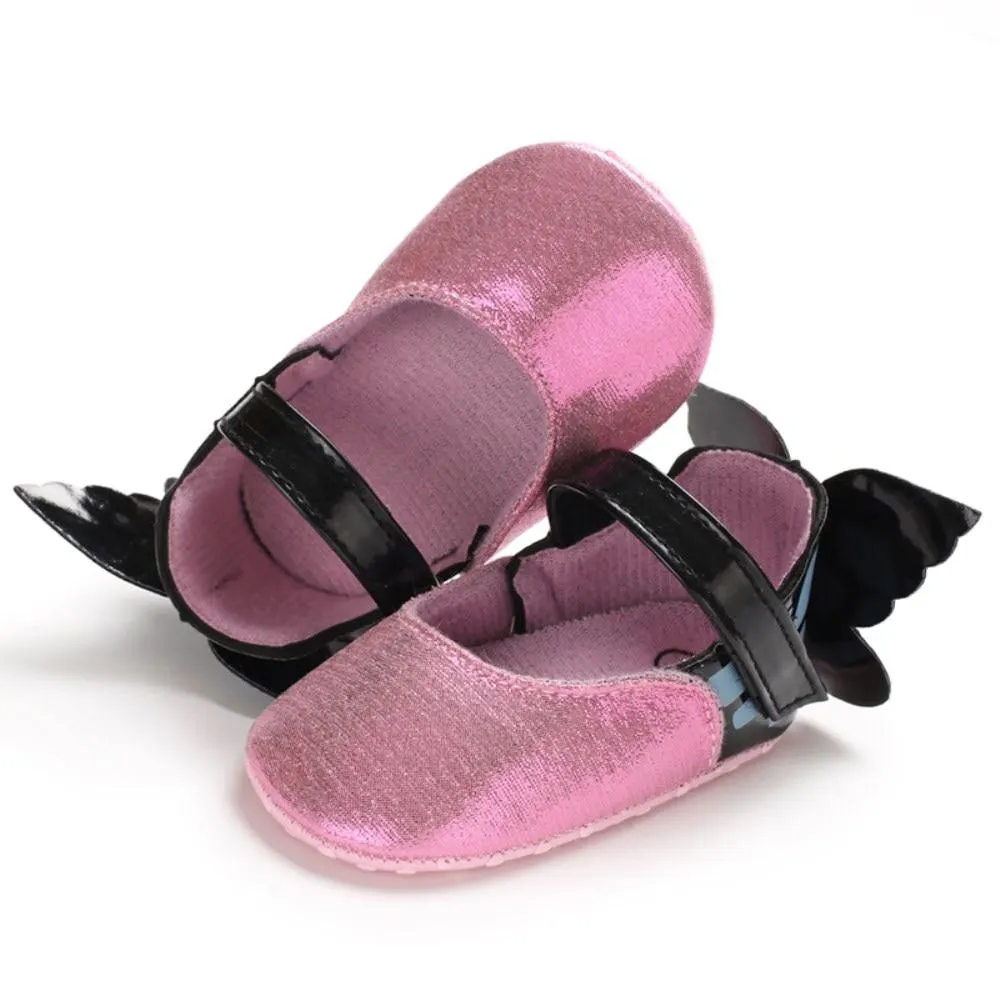 2020 Brand New Newborn Infant Kid Baby Girl Butterfly Shoes Cute Princess Shoes With Wings Fashion First Walkers 0-18M