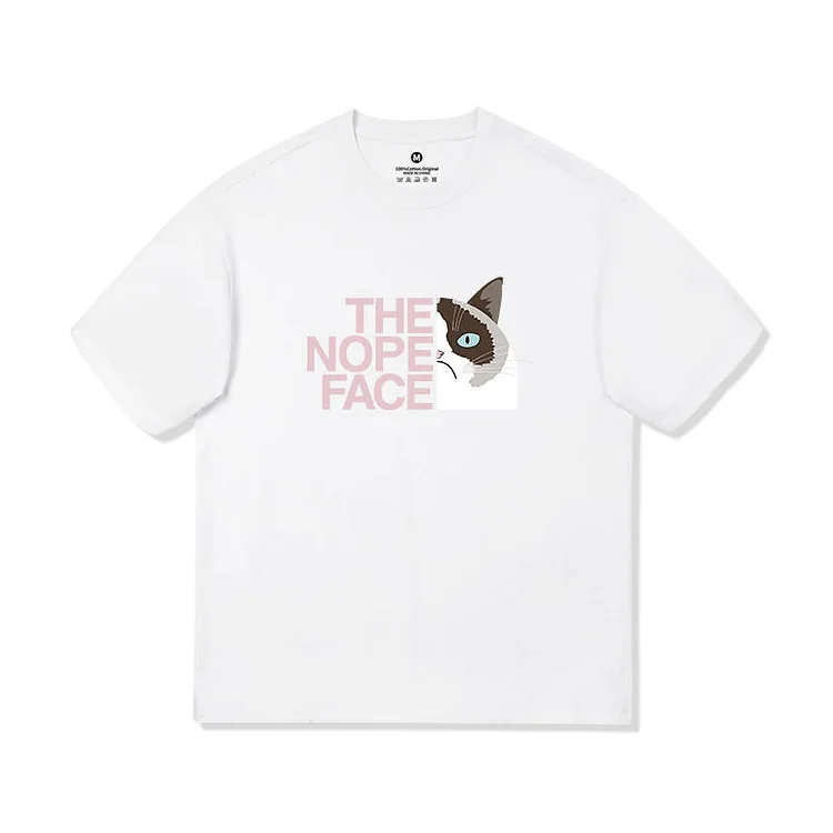 The Nope/Dog Face Pure Cotton T-shirt Hoodie weebmemes