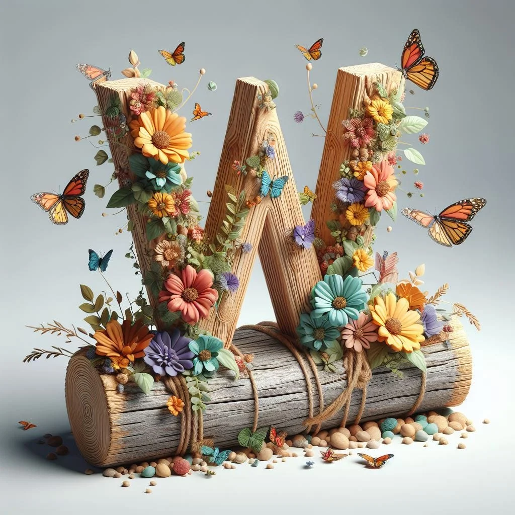 Diamond Painting - Full Round Drill -  wooden Alphabet(Canvas|40*40cm)