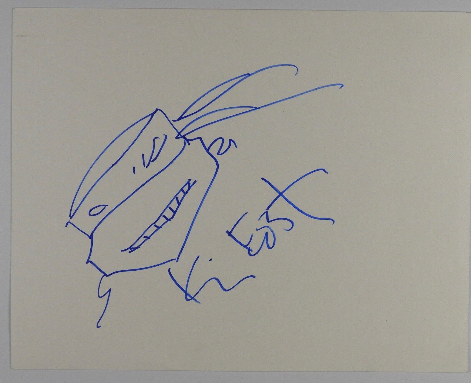 Kevin Eastman Teenage Mutant Ninja Turtles Sketch Signed Autograph JSA 11 x 14