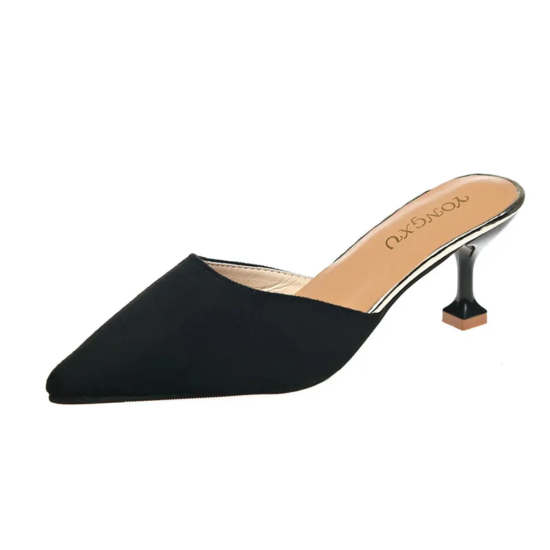 Breakj Breakj Women's Sandals Women's Fine Heel 2025 New Summer Women's Shoes Fashion High Heel Cool Slippers Women Wear Heel