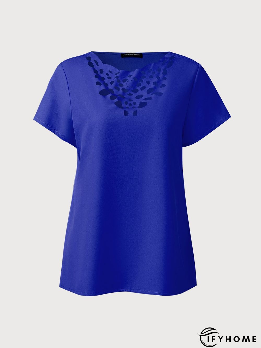 Casual Burnt Design Short Sleeve T-Shirt | IFYHOME