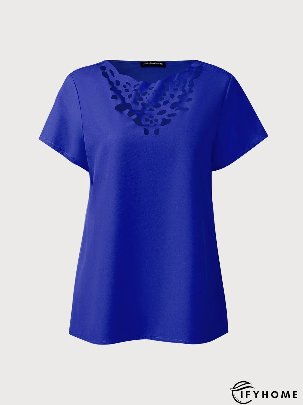 Casual Burnt Design Short Sleeve T-Shirt | IFYHOME