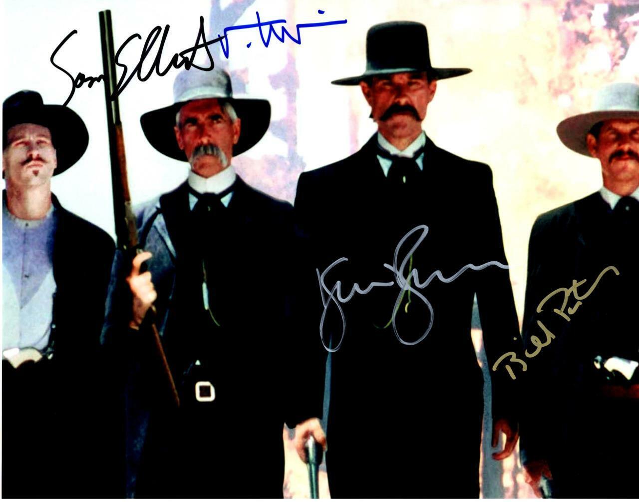 Val Kilmer Paxton Elliott Russell signed 11x14 Picture autographed Photo Poster painting + COA