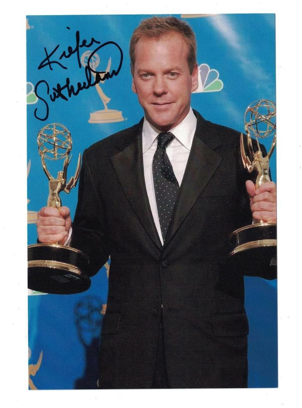 Kiefer Sutherland Signed Autographed 4 x 6 Photo Poster painting Actor C