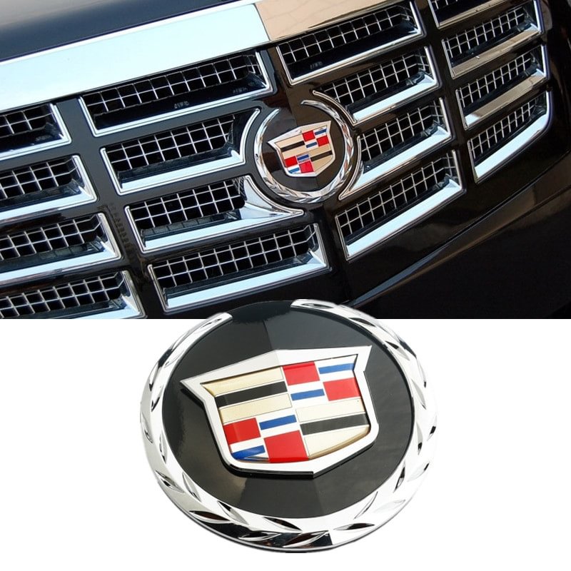 Front Grille Center Emblem Badge Sticker for Cadillac Escalade 2007-2014  dxncar