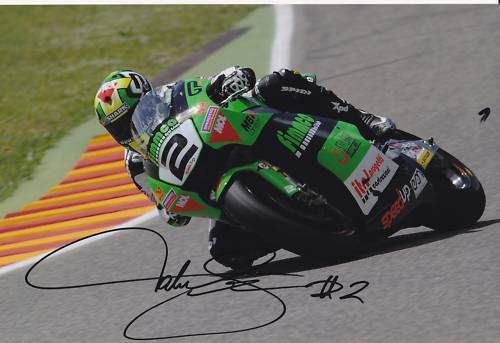 Moto2 Gabor Talmacsi Signed Photo Poster painting 12x8 2010.