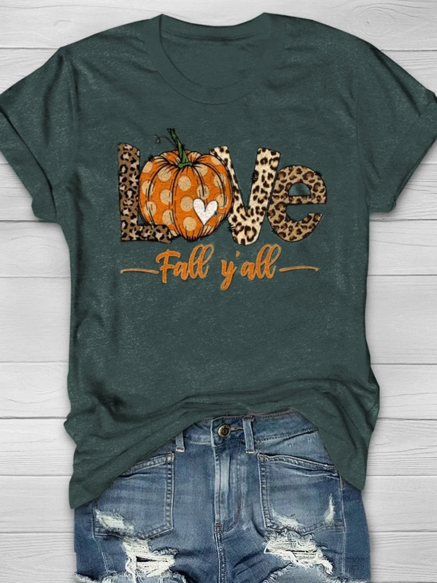 Love Fall Y'All T-Shirt