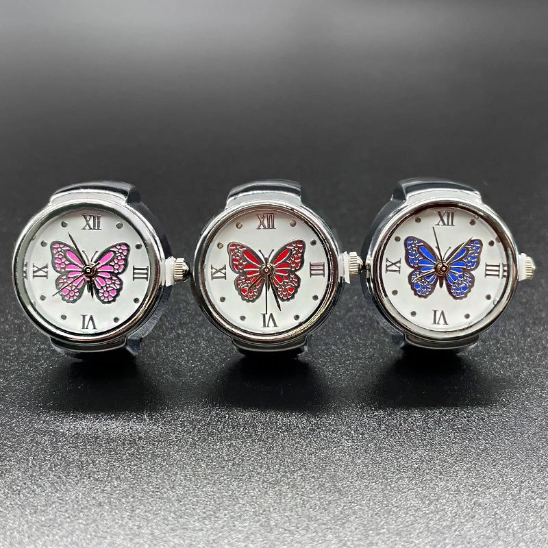 Sweet Butterfly Quartz Watch Rings Women’s Watches