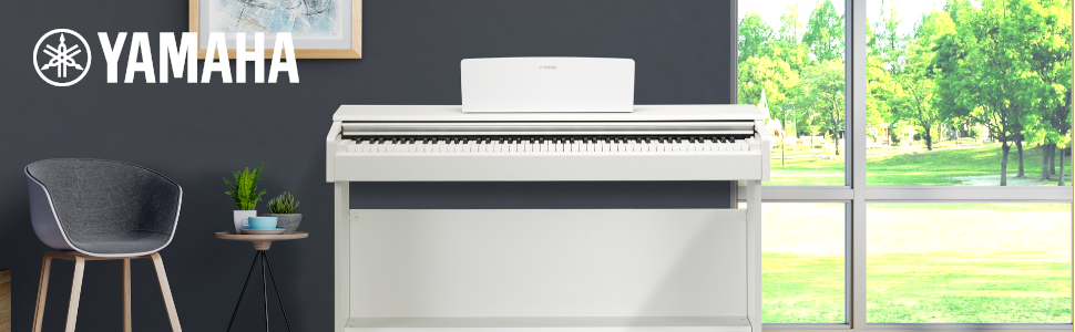 B07Q2WZBQ8 - Yamaha Arius YDP-144 Digital Piano - White